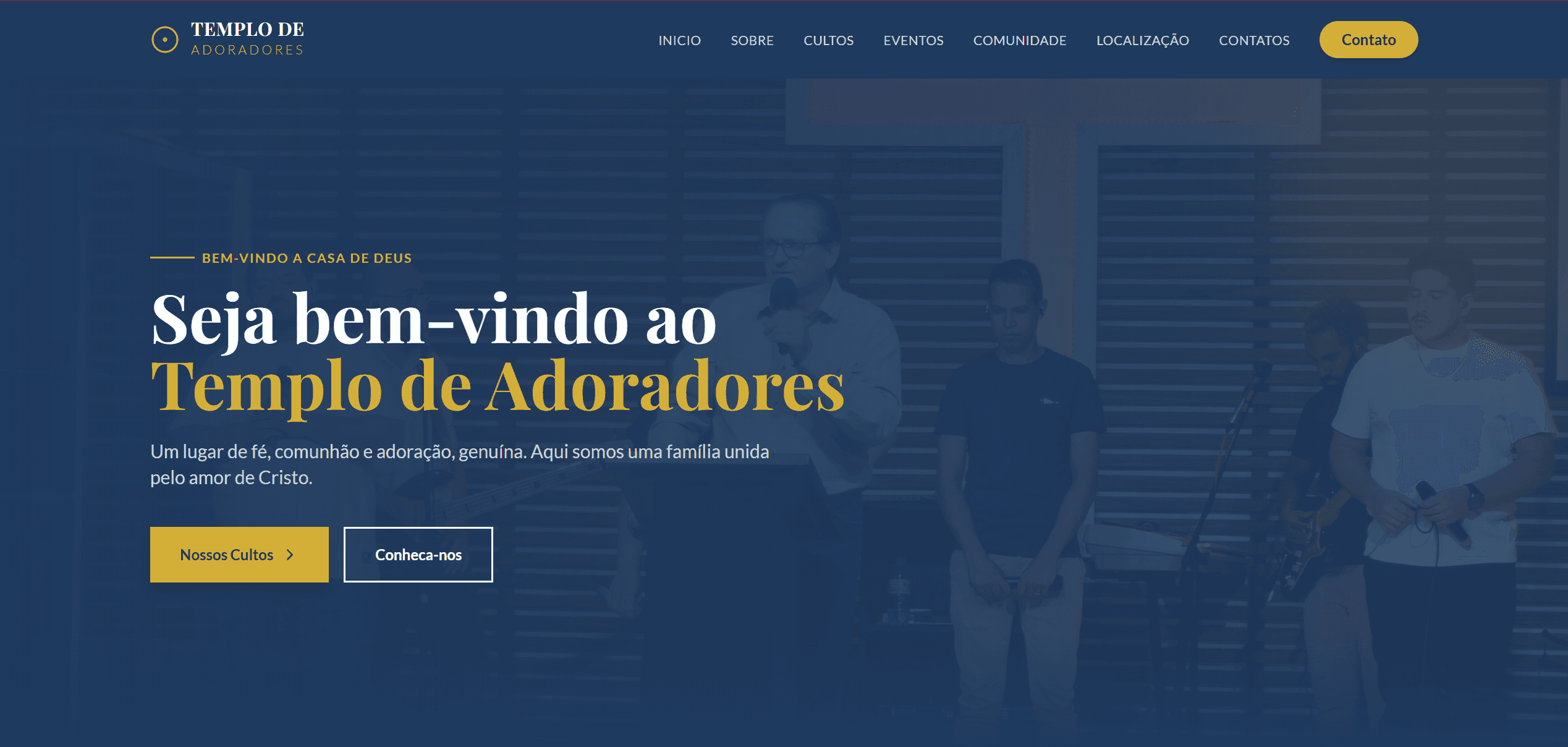 Capa do projeto Igreja TDA