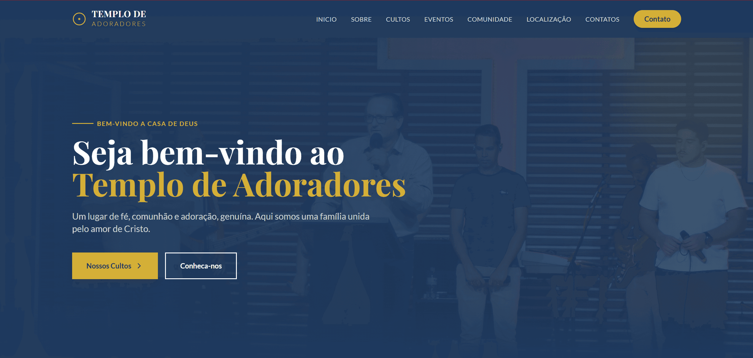 Capa do projeto Igreja TDA